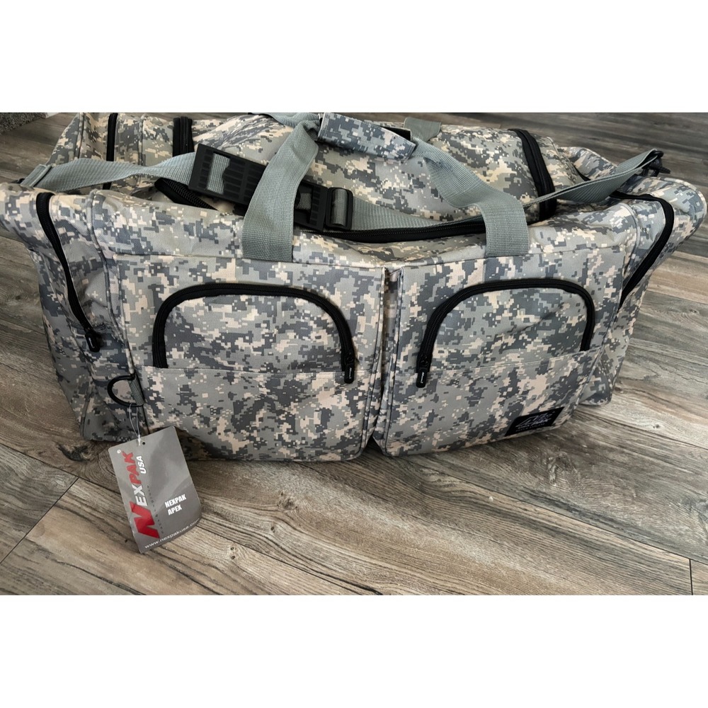 NexPak Duffel Bag 26" Tactical Range ACU Digital Camo 4000 cu. In. Range Camping